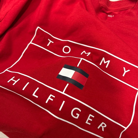 Red Tommy Hilfiger Shirt - Picture 3 of 4